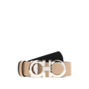 살바토레 페레가모 벨트 23A564615282 BISQUE/BLACK NEUTRALS 여성