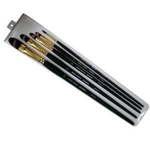 바바라 9400KFG 유화/아크릴붓 5본조 (대)
