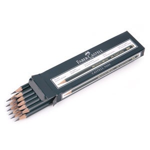 파버카스텔 카스텔 9000 연필 1타(12자루) 8B-6H [옵션선택]