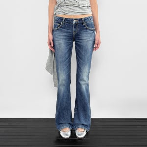 [샌드릭] Slim Bootcut Denim Pants_Mid blue