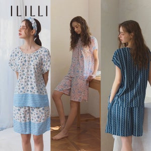 [2만원 SALE]26SS 아이릴리 인견 썸머 라글란 파자마 셋업 3세트(총 6종) TV상품