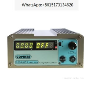 Gophert DC 조정 가능전원공급장치 60V35A 미니 전원공급장치 수리 정전류 cps6005II