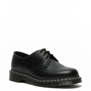 닥터마틴 1461 화이트 스티치 3 BLACK 24757001