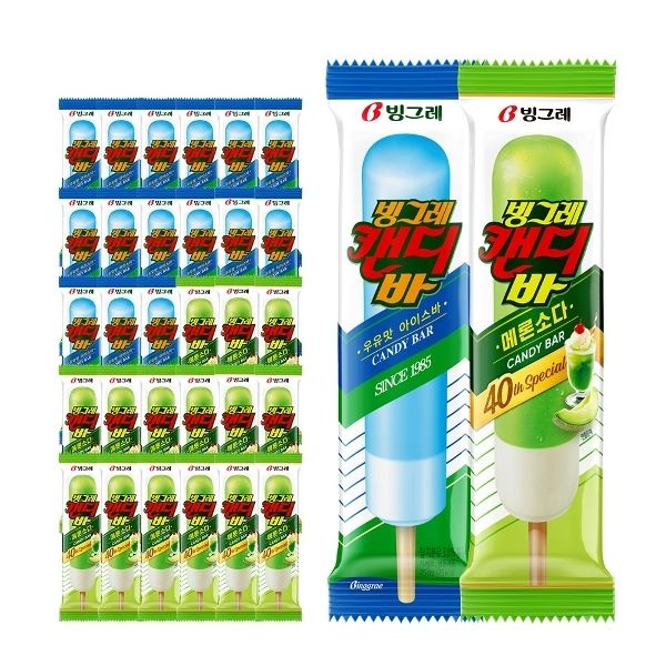 캔디바 메론소다 총 바 아이스크림