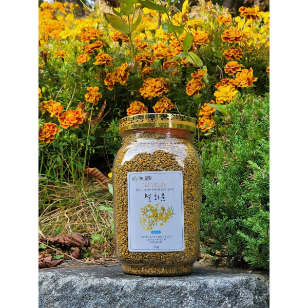 Jirisan Honey Bee Pollen Dried Pollen 1kg, 1 Pack