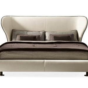 Giorgetti REA - Double bed with upholstered headboard 8488399929689