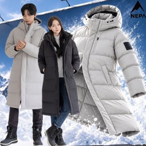 [롯데백화점] 네파 26F/W 신상 가볍고 따듯한 이준호 안유진 공용 에센셜 헤비 롱다운 7MF2086 LE1220271907