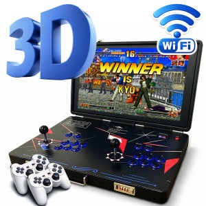 조이폴드 24인치 레트로 게임기 2026년형 한국어지원 대화면 접이식 2인용 4인용  블랙/3D/충전형