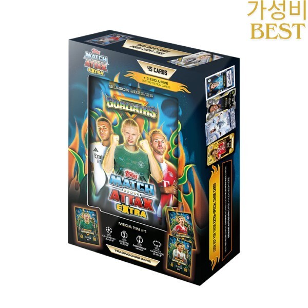 3가지 스타일 2026 시즌 탑스 UCC 매치 어택스 부스터 팩 게임 컬렉션 카드 풀 시리즈 풋볼 팬 토이즈