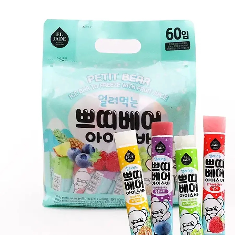 엘제이드 얼려먹는 아이스크림 쁘디베어 아이스바