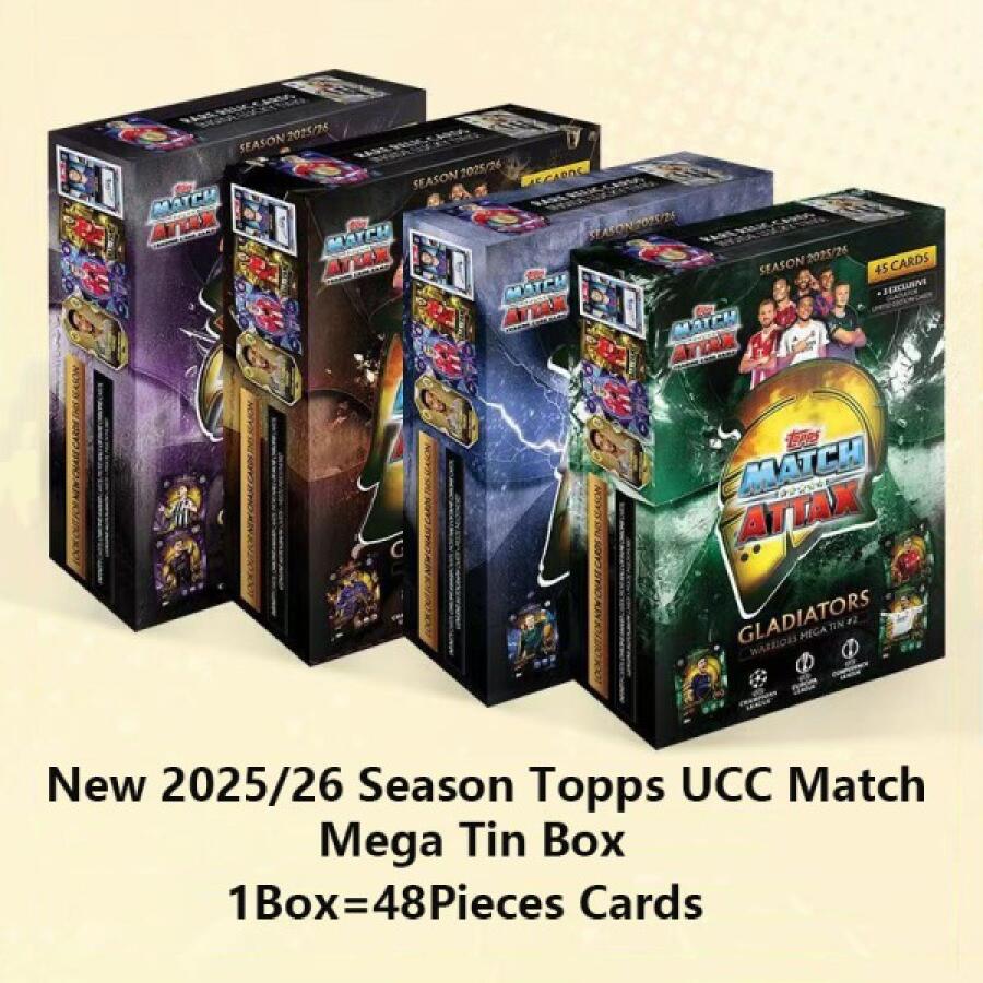 2026 새 시즌 오리지널 탑스 UCC 매치 어택스 2025-26 탑 챔피언스 리그 경기 컬렉션 카드 축구 스타 팬
