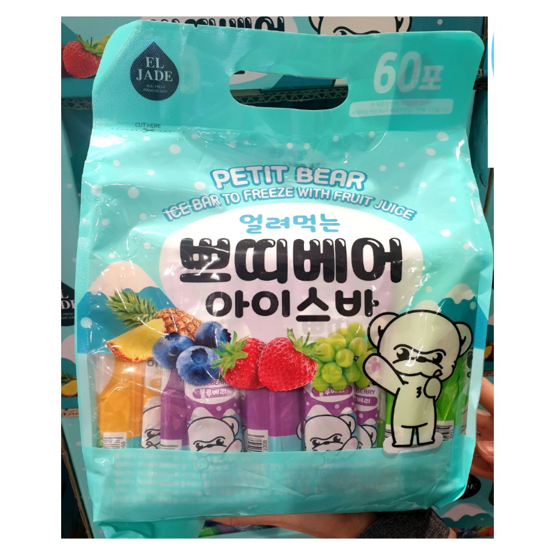 엘제이드 얼려먹는 쁘띠베어 아이스바