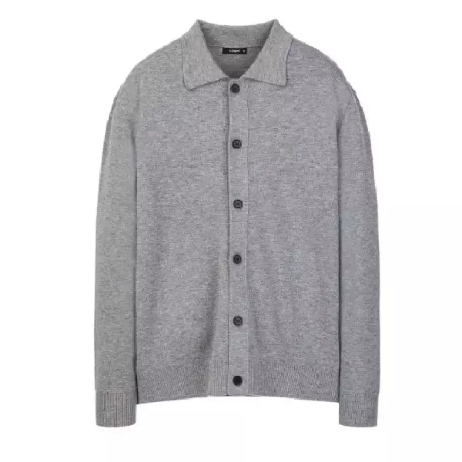 알레그리 그레이 Milano Wool 카라넥 가디건 ARSW6A108