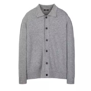 알레그리 그레이 Milano Wool 카라넥 가디건 ARSW6A108