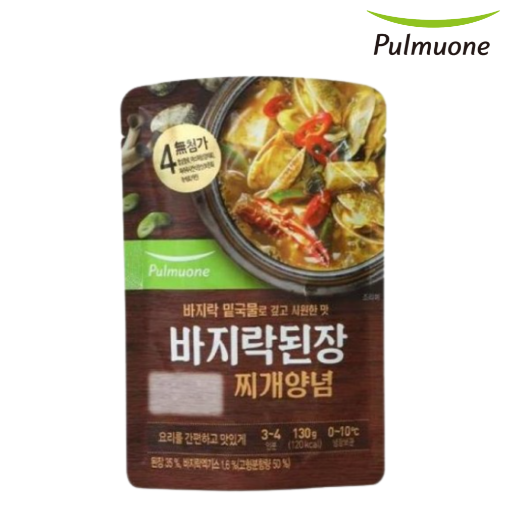 Pulmuone Clam Doenjang Jjigae Sauce 130g, 10pcs