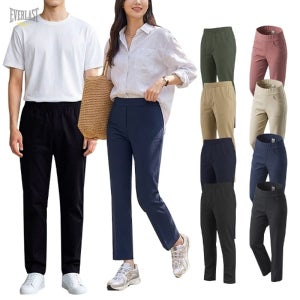 에버라스트 남녀구성 올웨이즈 데일리룩 루즈핏 리얼스판 밴딩바지