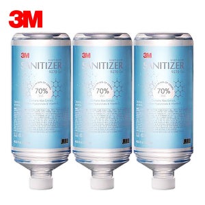 3M 리필 손소독제 에탄올 70% 1200ml x3개 9270