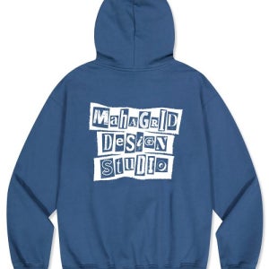 [마하그리드] RANSOM NOTE HOODIE NAVY(MG2DSMM401A) MG2DSMM401ANV