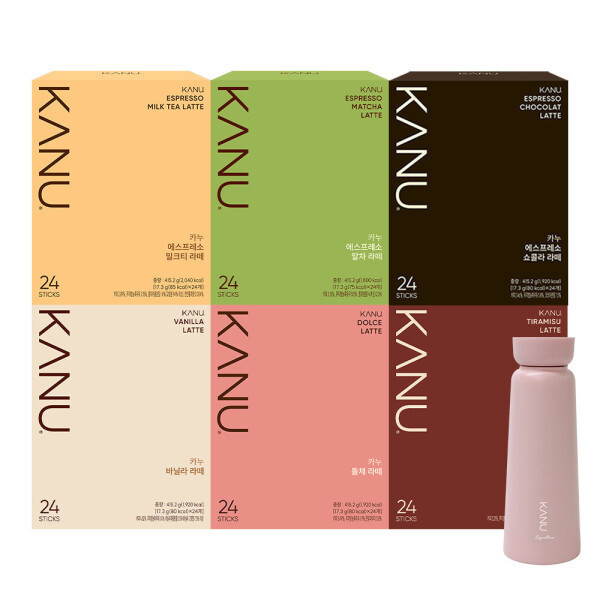 카누라떼 24T 2개 골라담기+유러피안 텀블러 (18,900원) (무료)