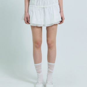 [그로브] BLESS FLARE SKIRT (WHITE) GS26SKC15_WT