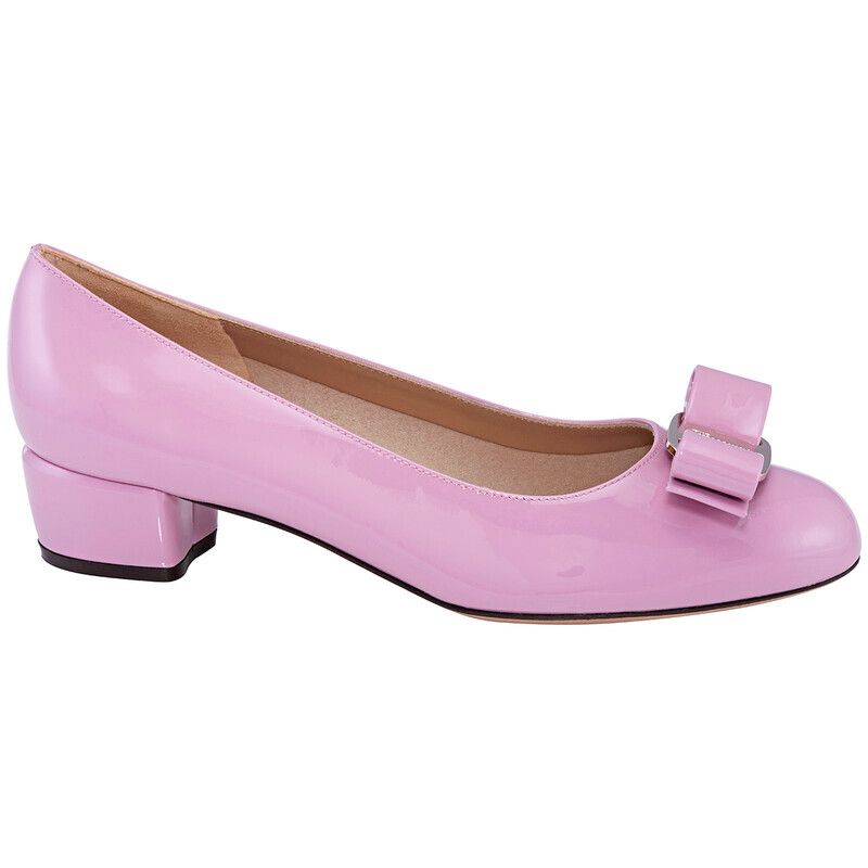 페라가모 핑크 바라 보우 펌프스 힐 01B221 747709 살바토레 여성 스카프 트윌리 슈즈 Ladies Pink Vara Bow Pump Shoe 155599697