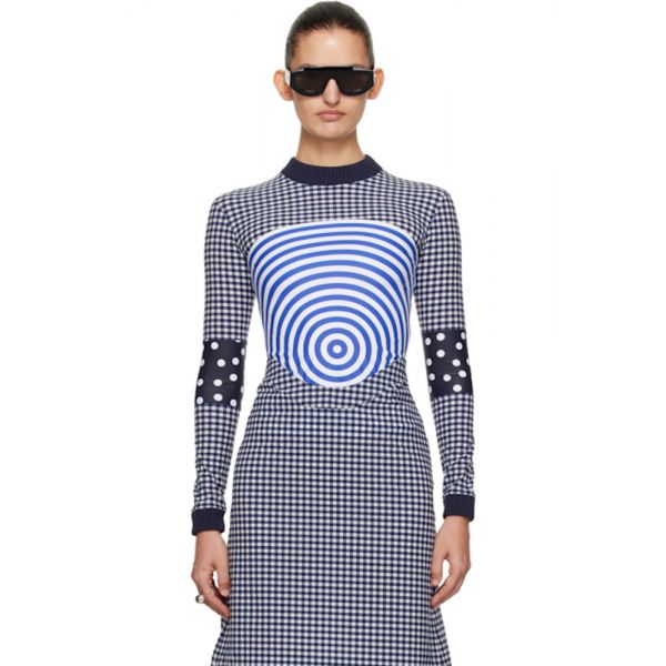[장 폴 고티에] Navy &amp; White The Vichy and Target Top 261808F099009