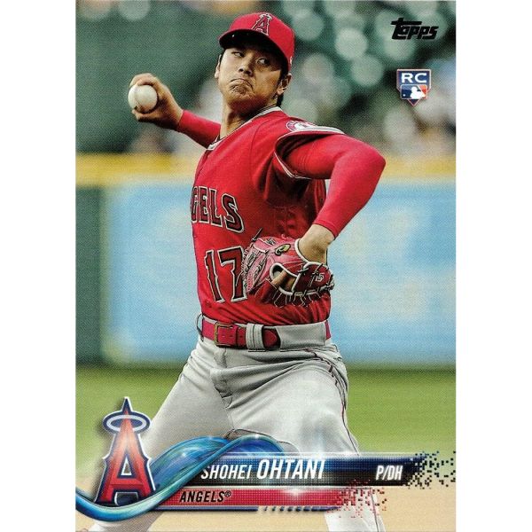 2018 Topps 업데이트 야구 US1 오타니 쇼헤이 루키 카드 119521