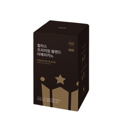 할리스 프리미엄 블렌드 아메리카노 핫(HOT) 성분 분석