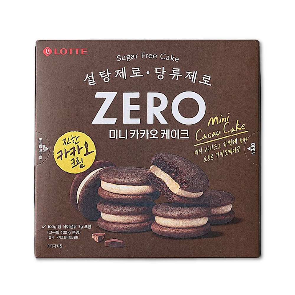롯데제로 카카오 케이크