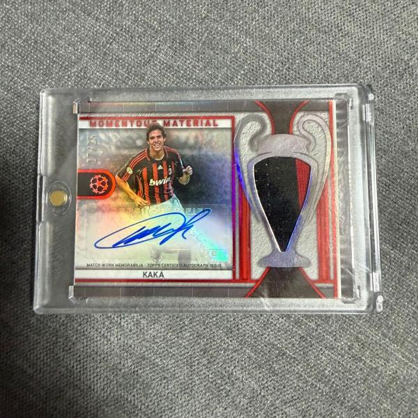 [중고]17168438 (중고) 카카 친필 사인 카드 AC 밀란 25 시리 Topps 메시 호날두