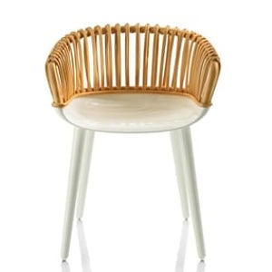 Magis Cyborg Club - Woven wicker chair with armrests 8488644215129