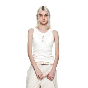 [마뗑킴] PINTUCK SLEEVELESS TOP IN WHITE