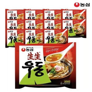 농심 생생우동봉지 253g x 12봉