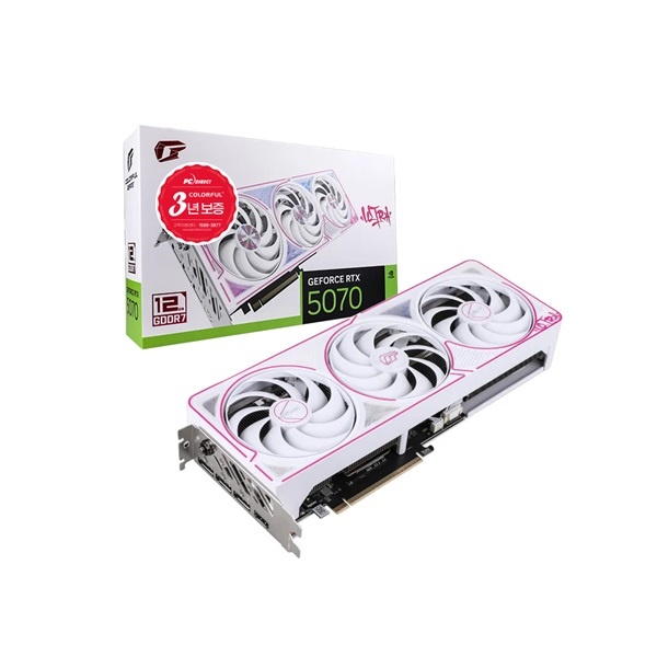 컬러풀 지포스 RTX 5070 ULTRA OC White D7 12GB 피씨디렉트
