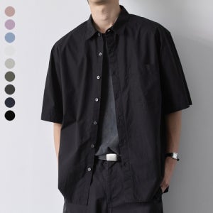 [애습] 레귤러 핏 코어 반팔 셔츠 ARO24SS2SH096