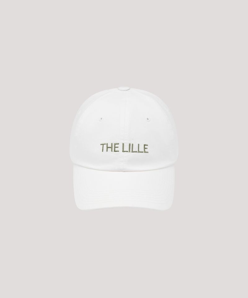 THE LILLE Logo Ball Cap_Ivory