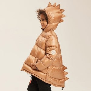 KUKUKID AW25RE[쿠쿠키드]구스다운 디노 숏 패딩-KK24KAOUT2001BEI
