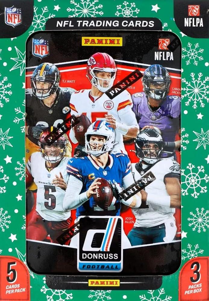 2025 Panini Donruss 축구 트레이딩 카드 틴 케이스