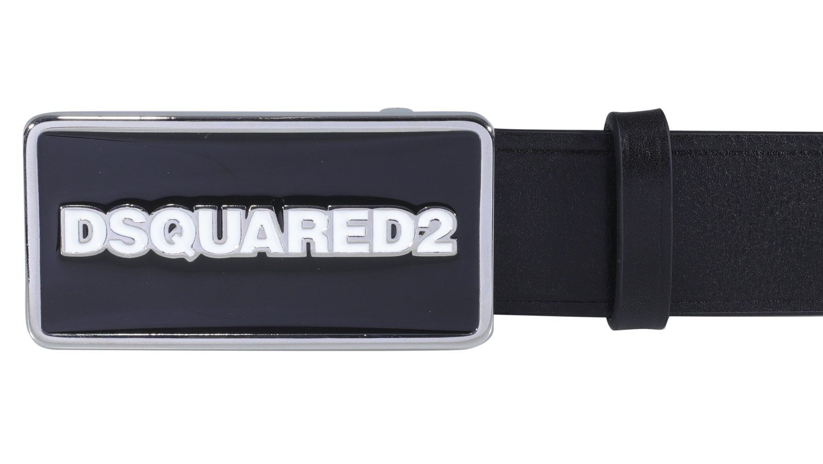 디스퀘어드2 로고 장식 버클 벨트 3cm 송아지 가죽 logo plaque buckle belt 912219789 155520595