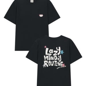 [엘엠알] 리듬 샹뇽이 티셔츠 BLACK BQQTSAM712BL