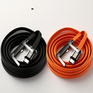 Heemax 240W 접이식 USB-C 고속 충전 케이블 2개, 90도 회전 커넥터 편조형 Type C to Type C PD3.1 충전 케이블, MacBook, iPhone