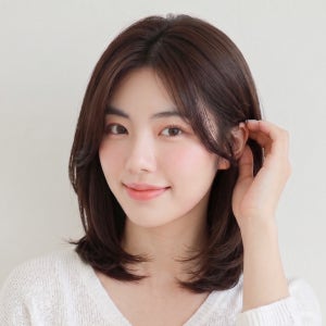[W1070] 블레어 미디움 레이어드컷 여성 통가발 인모100%