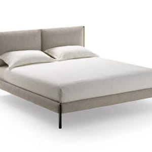 Zanotta RICORDI - Double bed with upholstered headboard 8489127608665