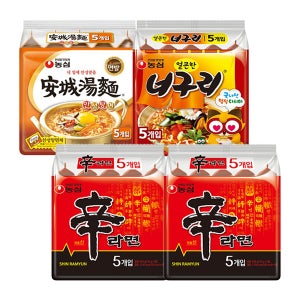 신라면 10봉 + 안성탕면 5봉 + 너구리 5봉