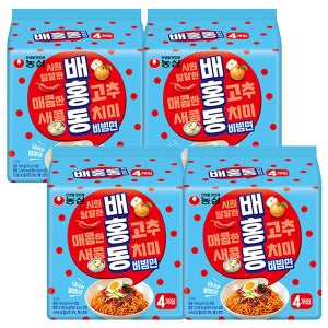 농심 배홍동 비빔면 16봉[여름,봉지라면,배홍동비빔면,비빔면,배홍동,농심,비빔라면,라면]