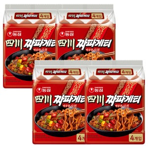 농심 사천 짜파게티 16봉[짜파게티,짜장면,짜장라면,사천짜장,농심,라면,사천짜파]
