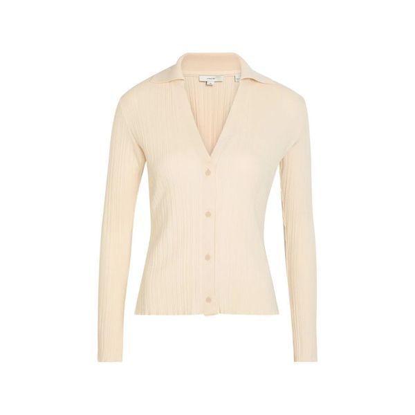 빈스 리브드 니트 탑 V174684906 280 FLAX NEUTRALS 여성