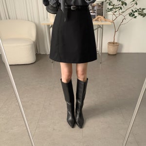 사색 A 미니 스커트
