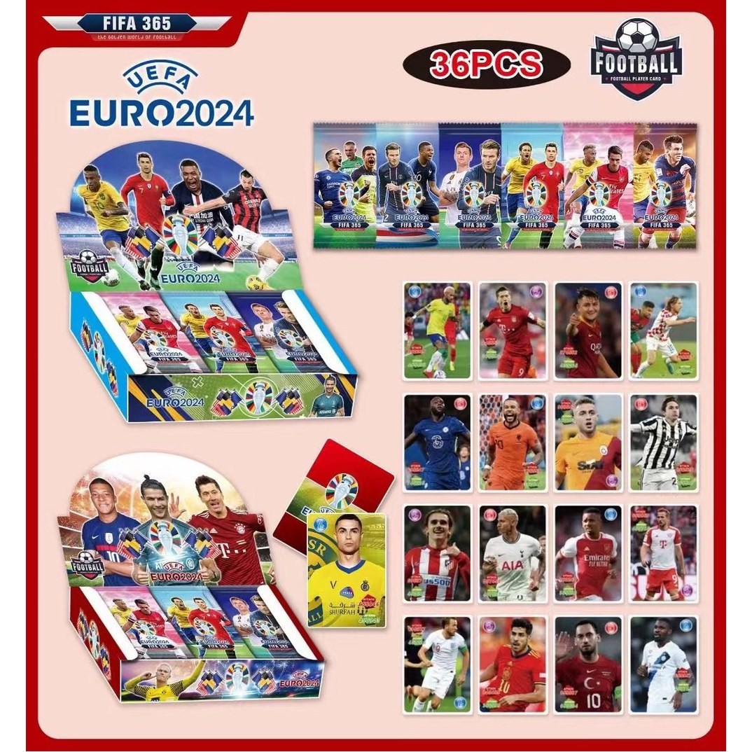 2024 탑스 축구 바인더 홀더 음바페 컬렉션 스타 호날두 카드 앨범 UEFA  스타카드36입300g용지8매/팩