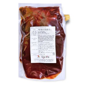 친절한탄씨 매콤달콤 떡볶이소스 2kg 액상소스 간편양념 떡볶이소스 떡볶이 양념소스 액상소스